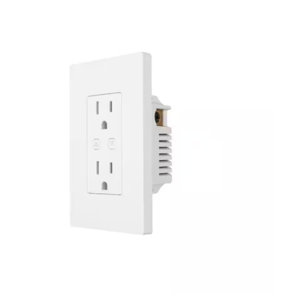 NIB HUBSPACE Smart 15 Amp 120-Volt Tamper Resistant White Duplex Outlet - Picture 6 of 8